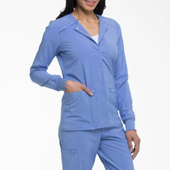 Women's EDS Essentials Snap Front Scrub Jacket