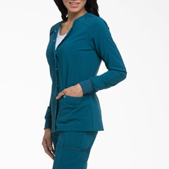 Women's EDS Essentials Snap Front Scrub Jacket