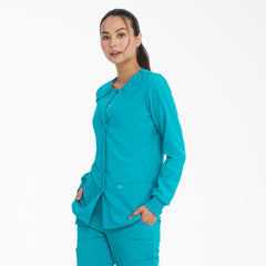 Women's EDS Essentials Snap Front Scrub Jacket
