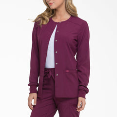 Women's EDS Essentials Snap Front Scrub Jacket