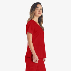 Women's EDS Essentials V-Neck Scrub Top