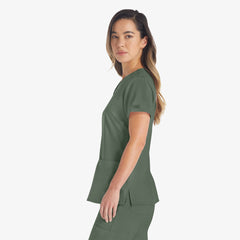 Women's EDS Essentials V-Neck Scrub Top