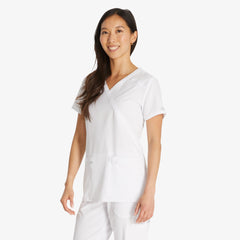 Women's EDS Essentials Mock Wrap Scrub Top