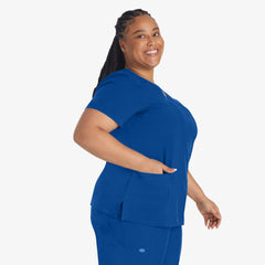 Women's EDS Essentials Mock Wrap Scrub Top