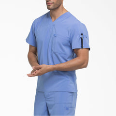Men's EDS Essentials Tuckable V-Neck Scrub Top
