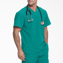 Men's EDS Essentials Tuckable V-Neck Scrub Top