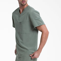 Men's EDS Essentials Tuckable V-Neck Scrub Top