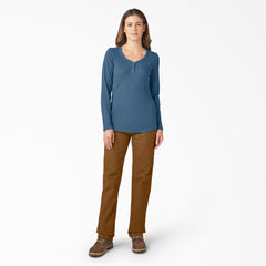 Women's Henley Long Sleeve Shirt