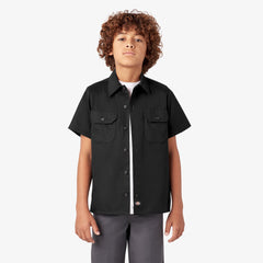 Kids' Short Sleeve Work Shirt