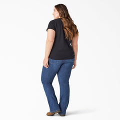 Women's Plus Heavyweight Short Sleeve Pocket T-Shirt