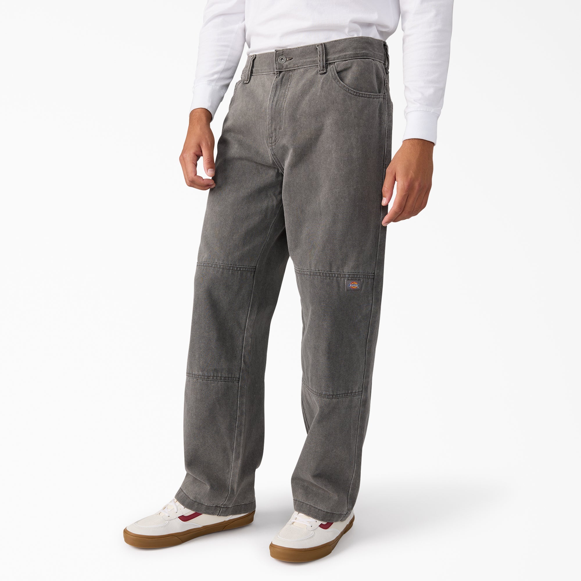 Relaxed Fit Double Knee Jeans