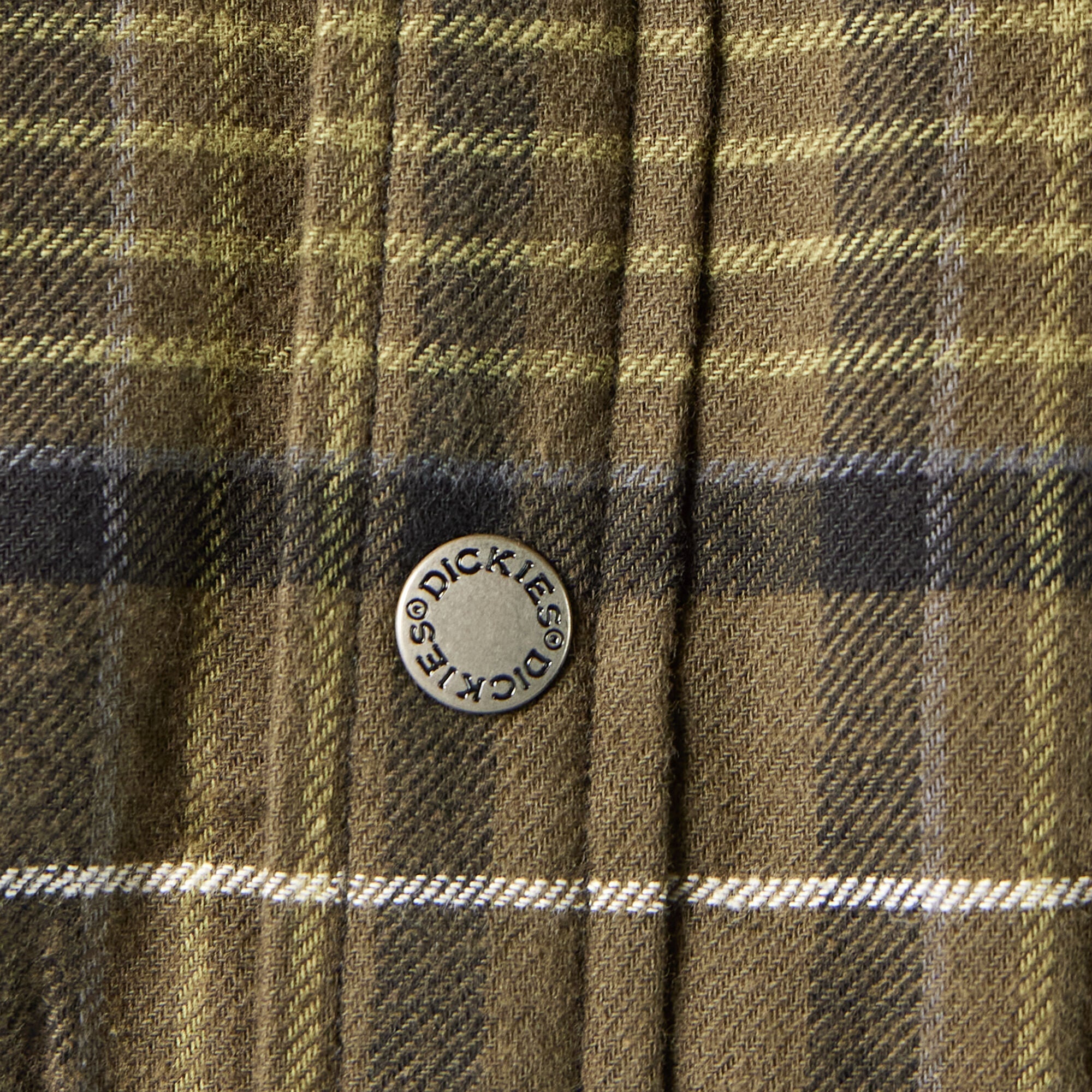 Water Repellent Fleece-Lined Flannel Shirt Jacket
