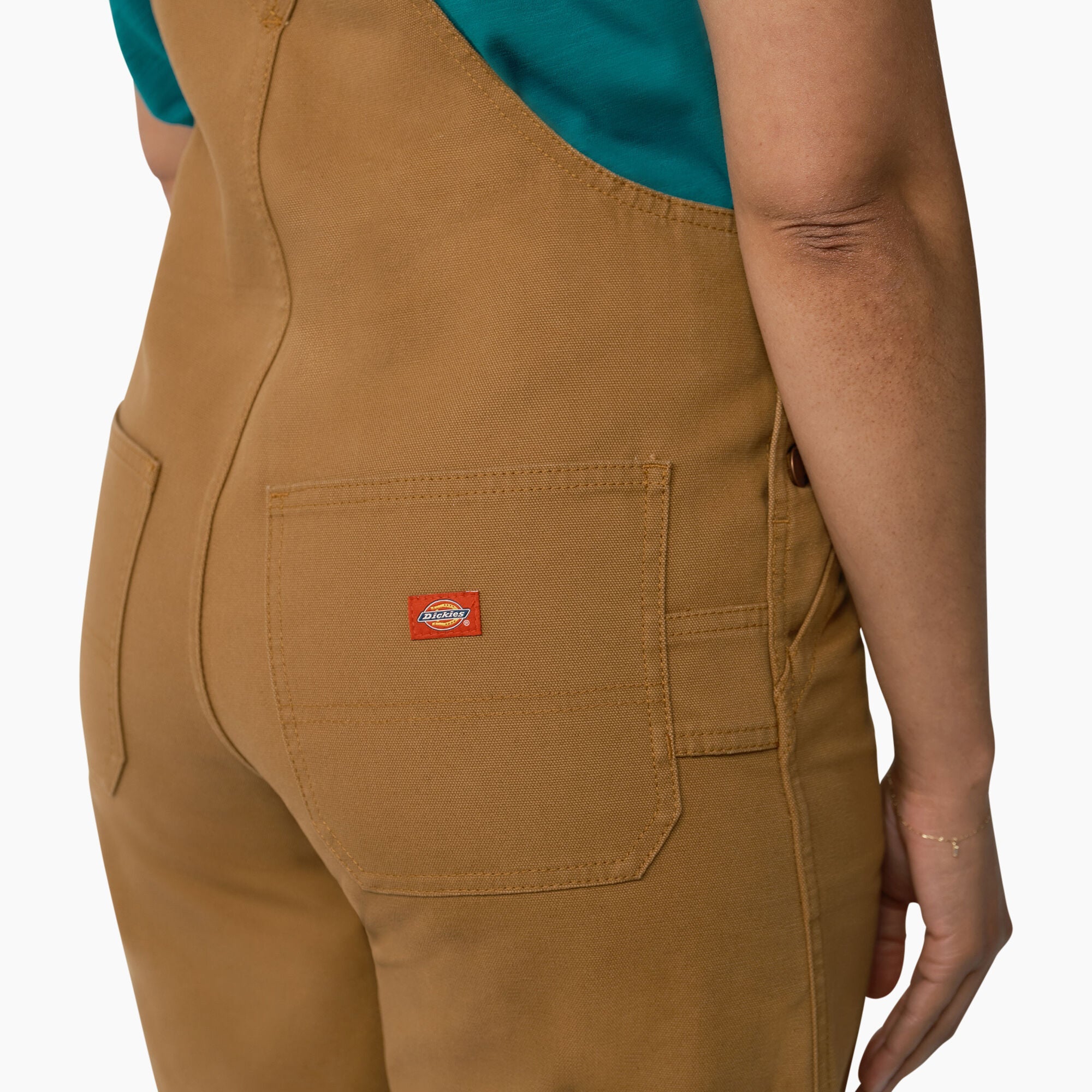 Women's Relaxed Fit Bib Shortalls, 7"
