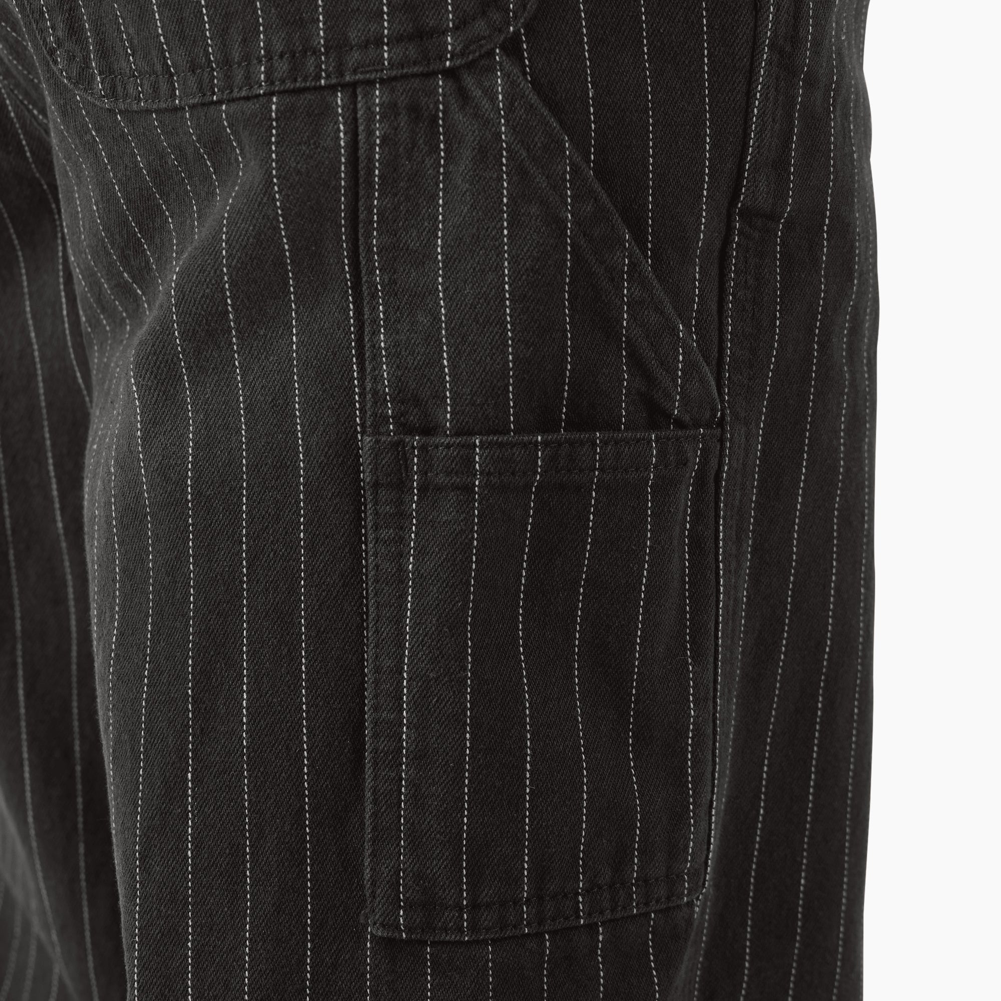 Women's Pinstripe Service Bib Overalls