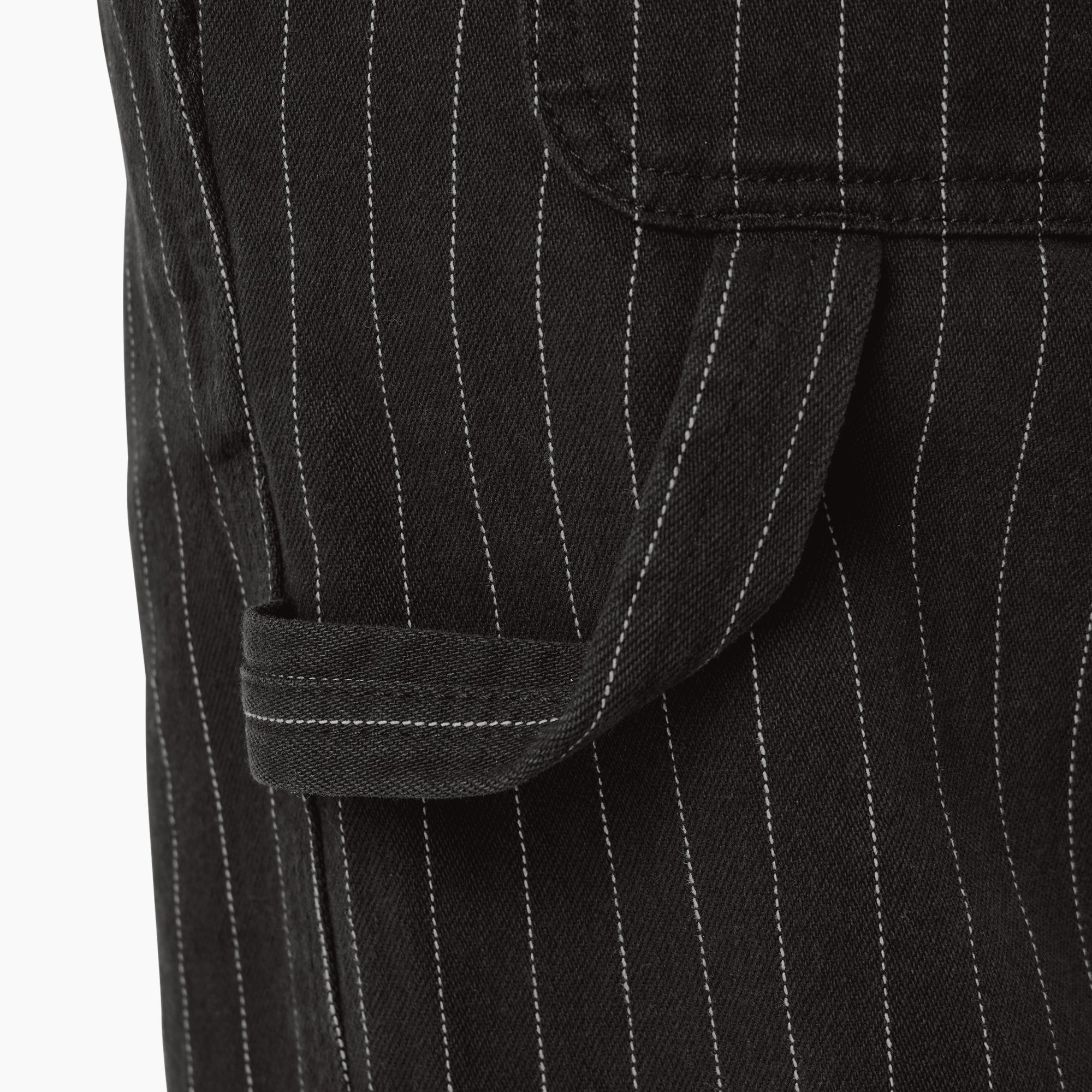 Women's Pinstripe Service Bib Overalls