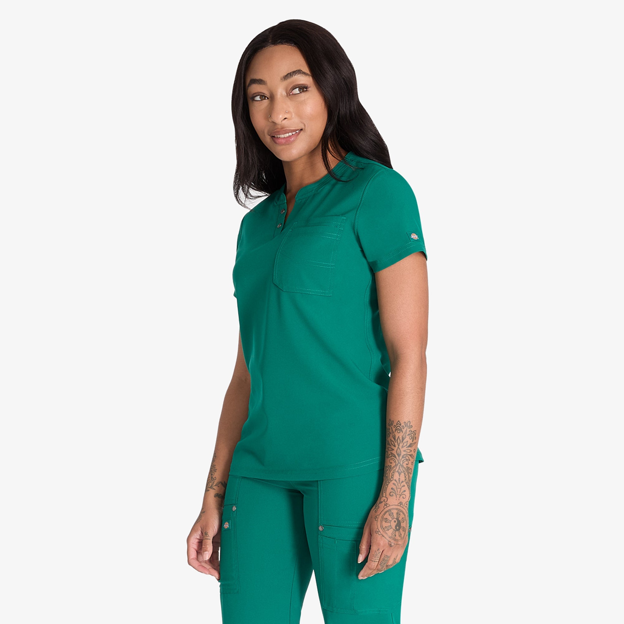 Women's EDS NXT Henley Scrub Top