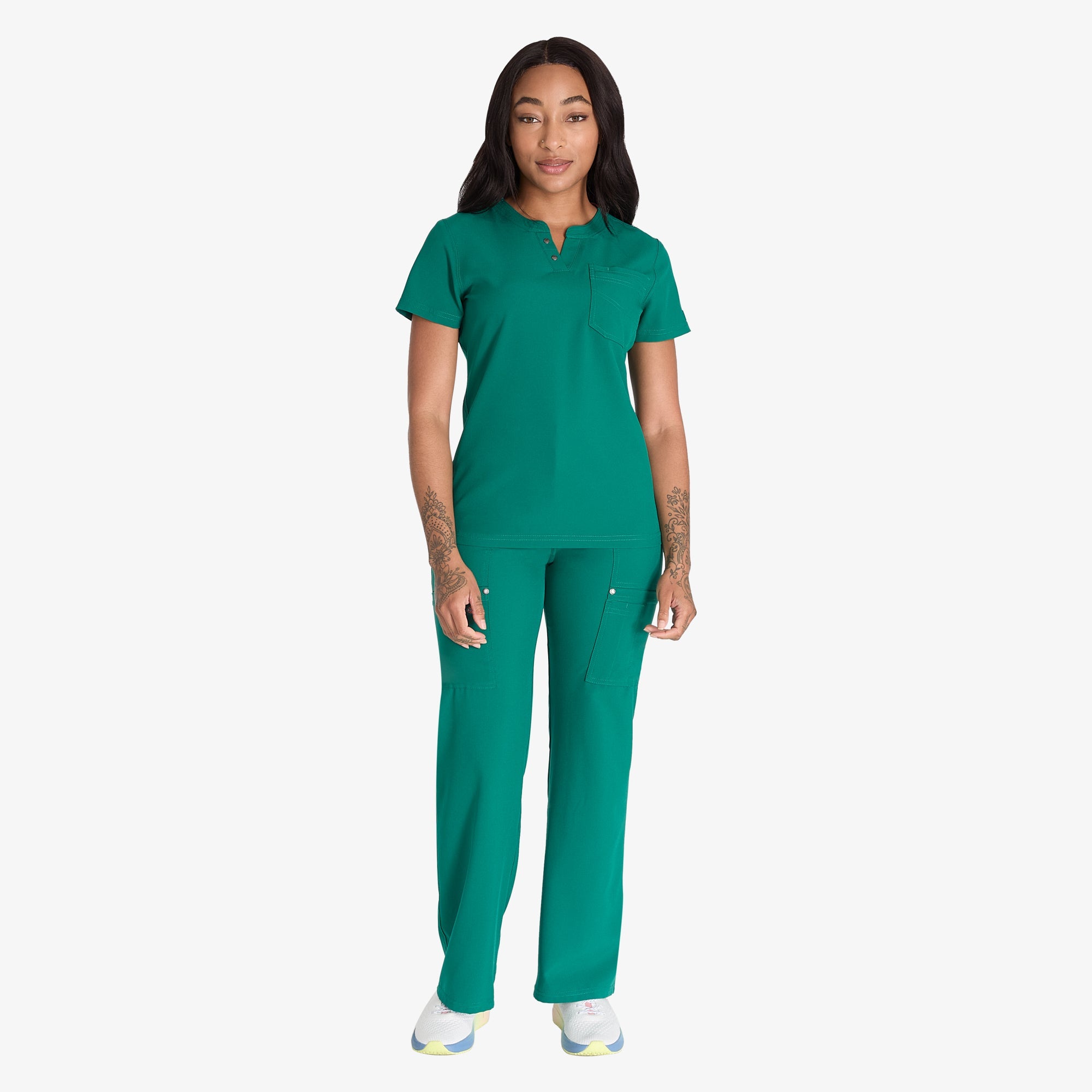 Women's EDS NXT Henley Scrub Top