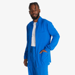 Men's EDS Essentials Zip Front Scrub Jacket