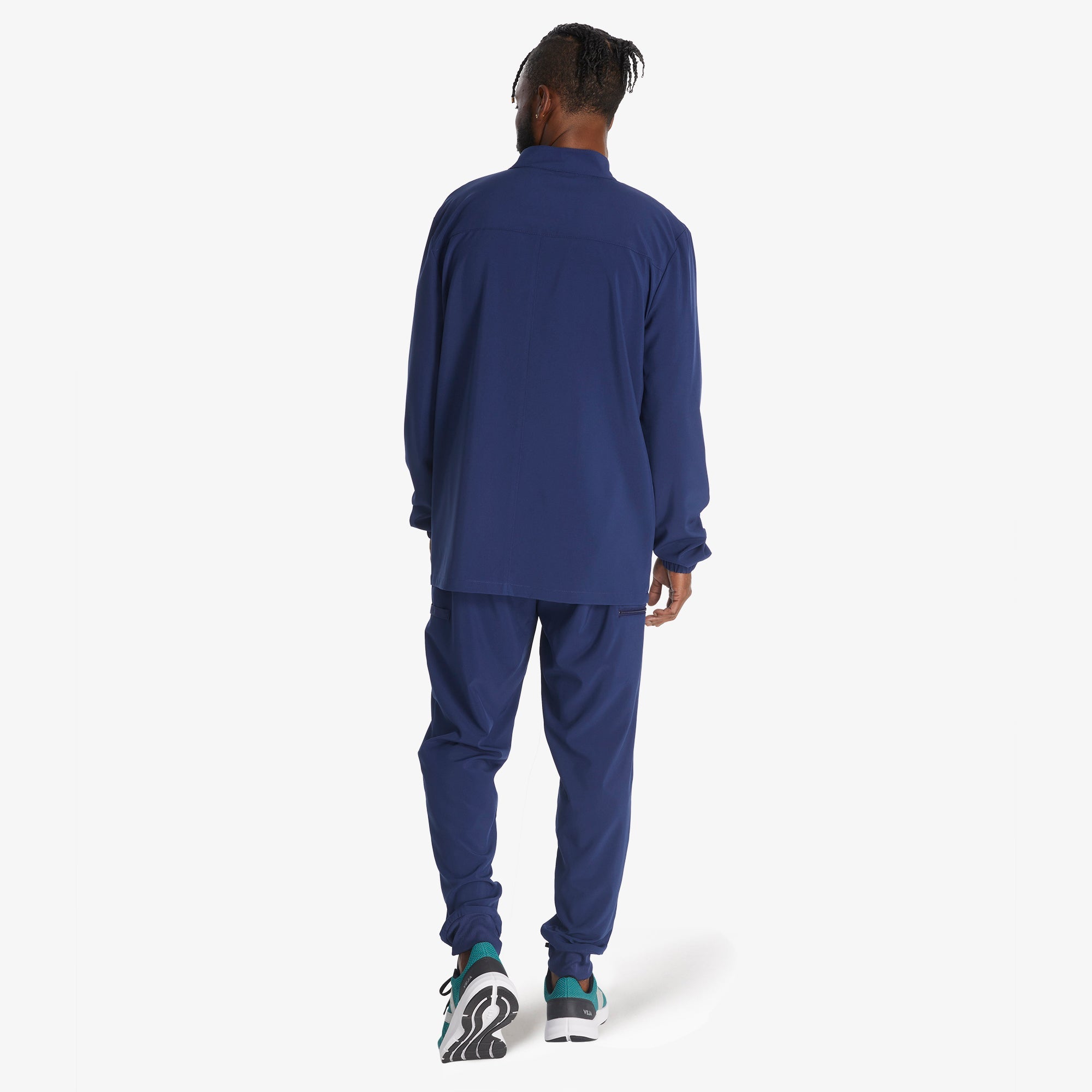 Men's EDS Essentials Zip Front Scrub Jacket