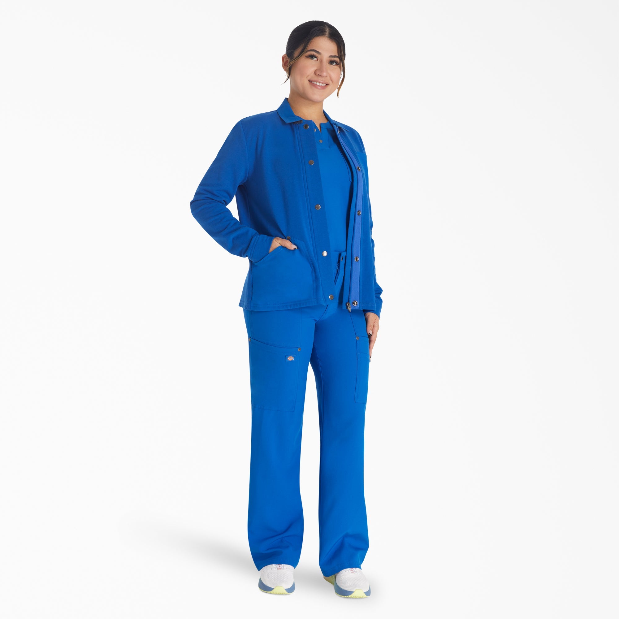 Women's EDS NXT Zip Front Scrub Jacket