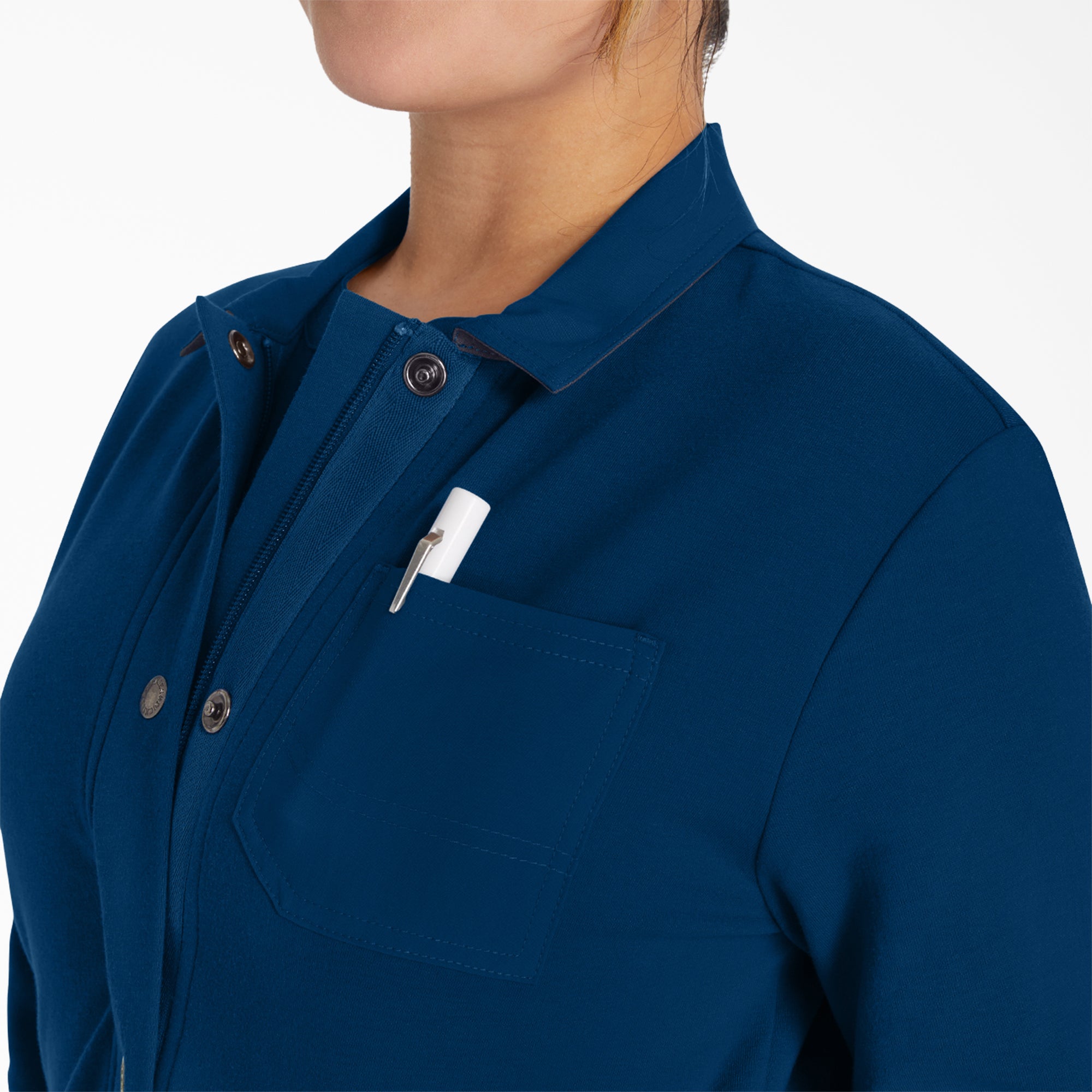 Women's EDS NXT Zip Front Scrub Jacket