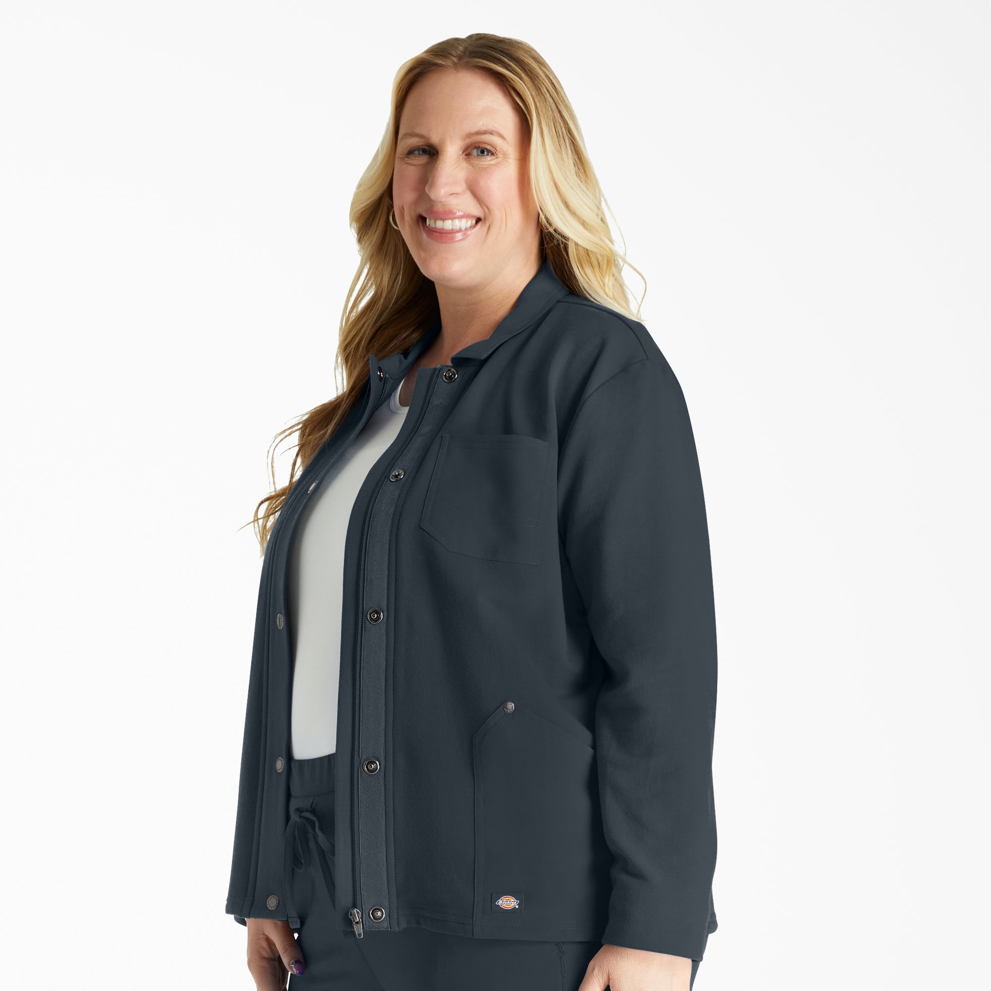 Women's EDS NXT Zip Front Scrub Jacket