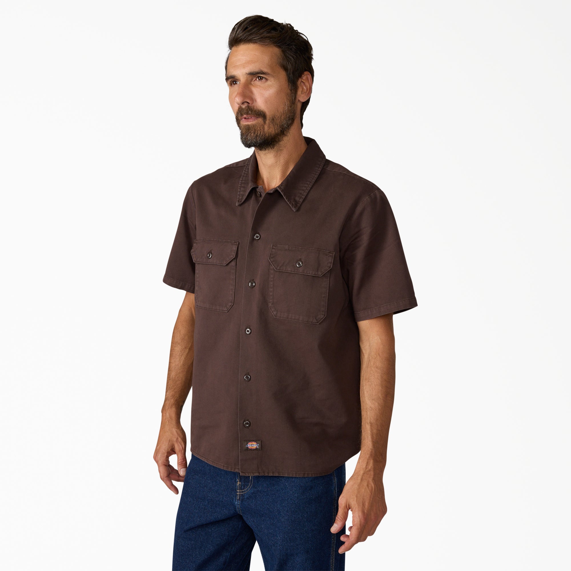 Worn In Solid Work Shirt