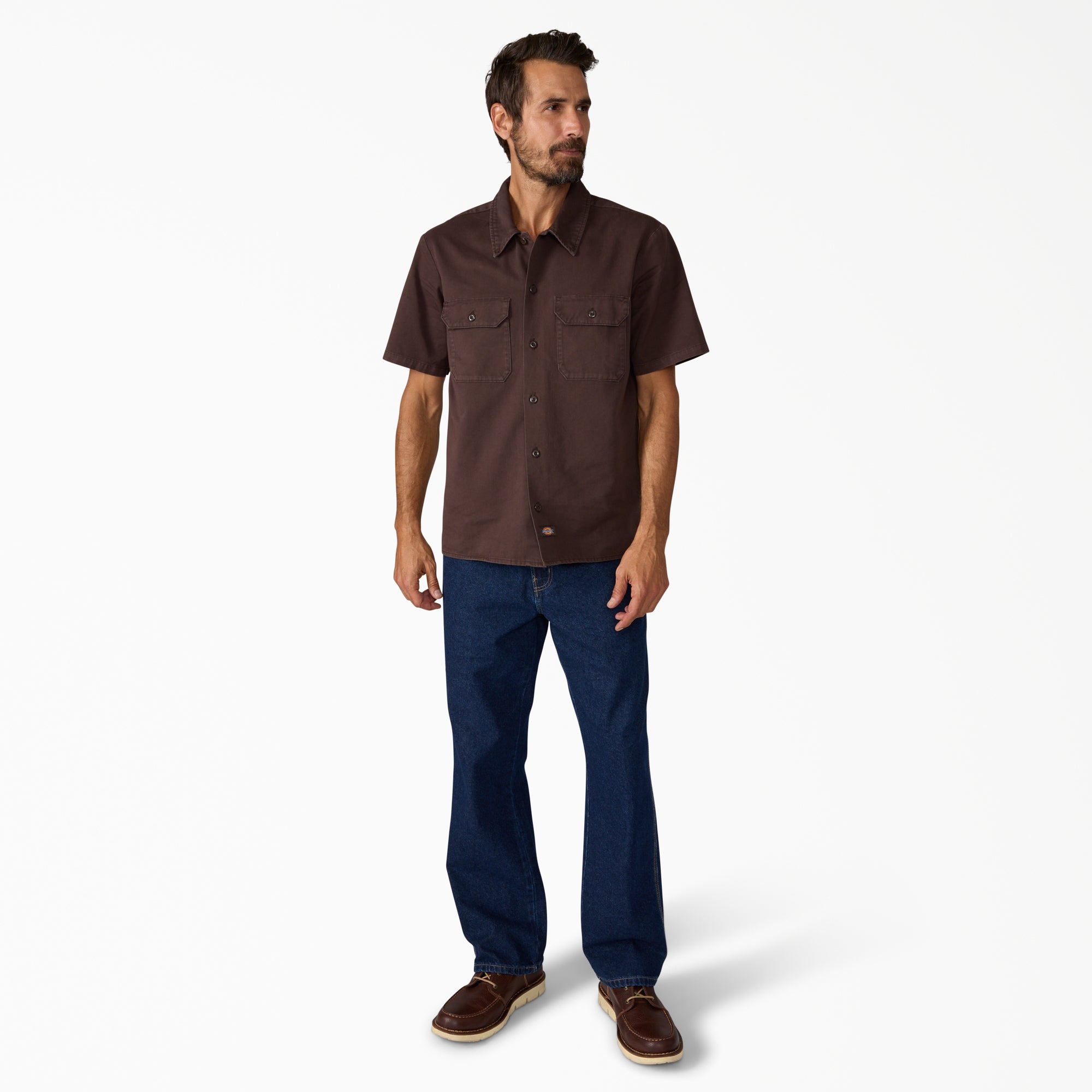 Worn In Solid Work Shirt