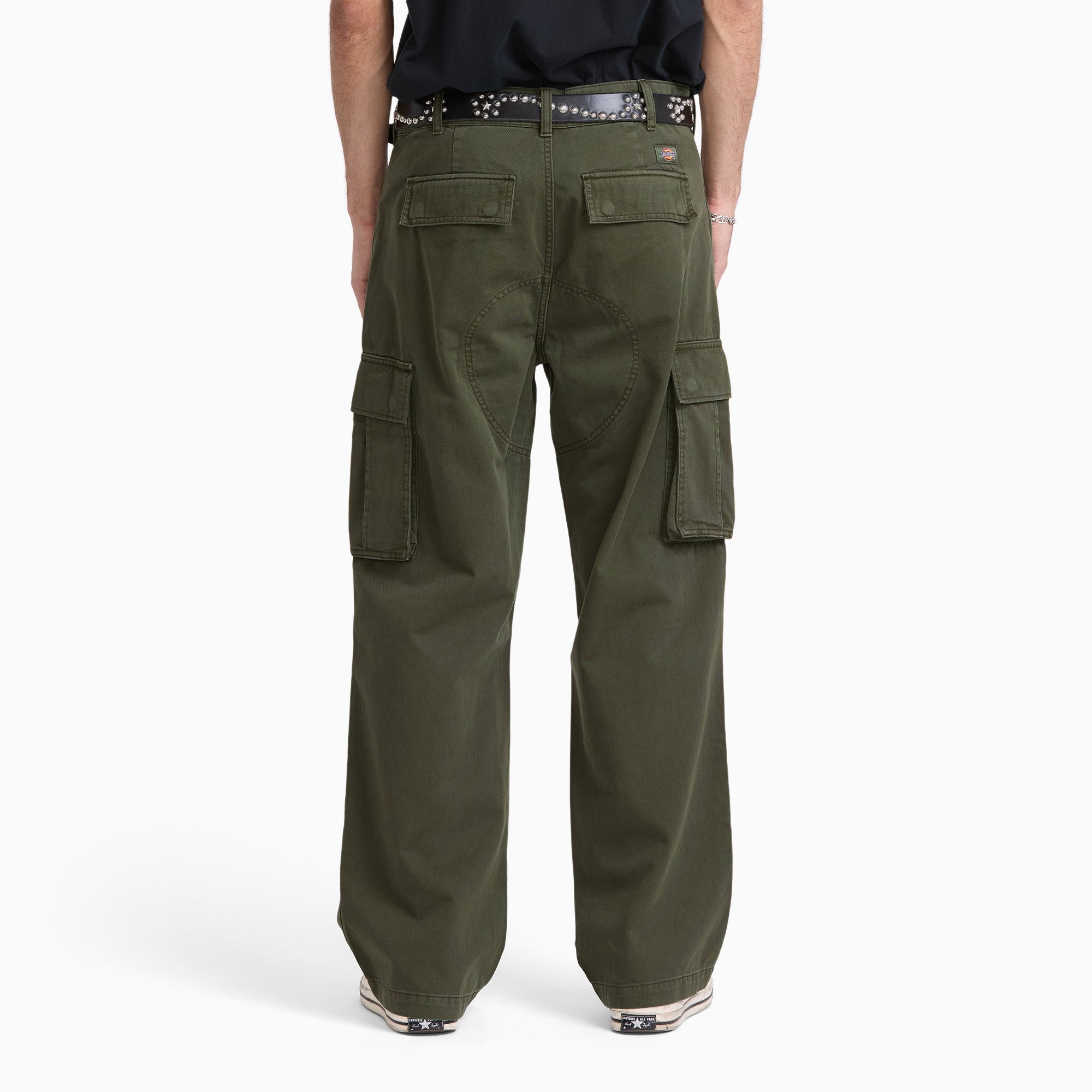 247 Loose Straight Garment Dyed Cargo Pants