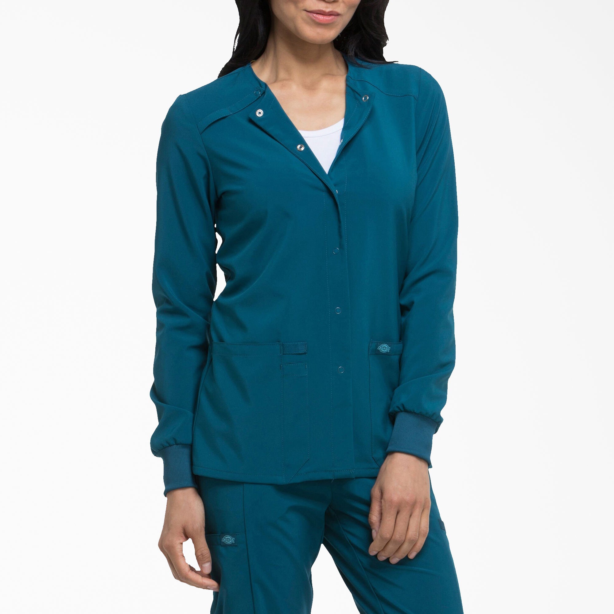 Women's EDS Essentials Snap Front Scrub Jacket