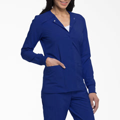 Women's EDS Essentials Snap Front Scrub Jacket