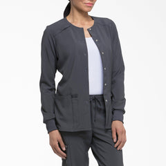 Women's EDS Essentials Snap Front Scrub Jacket