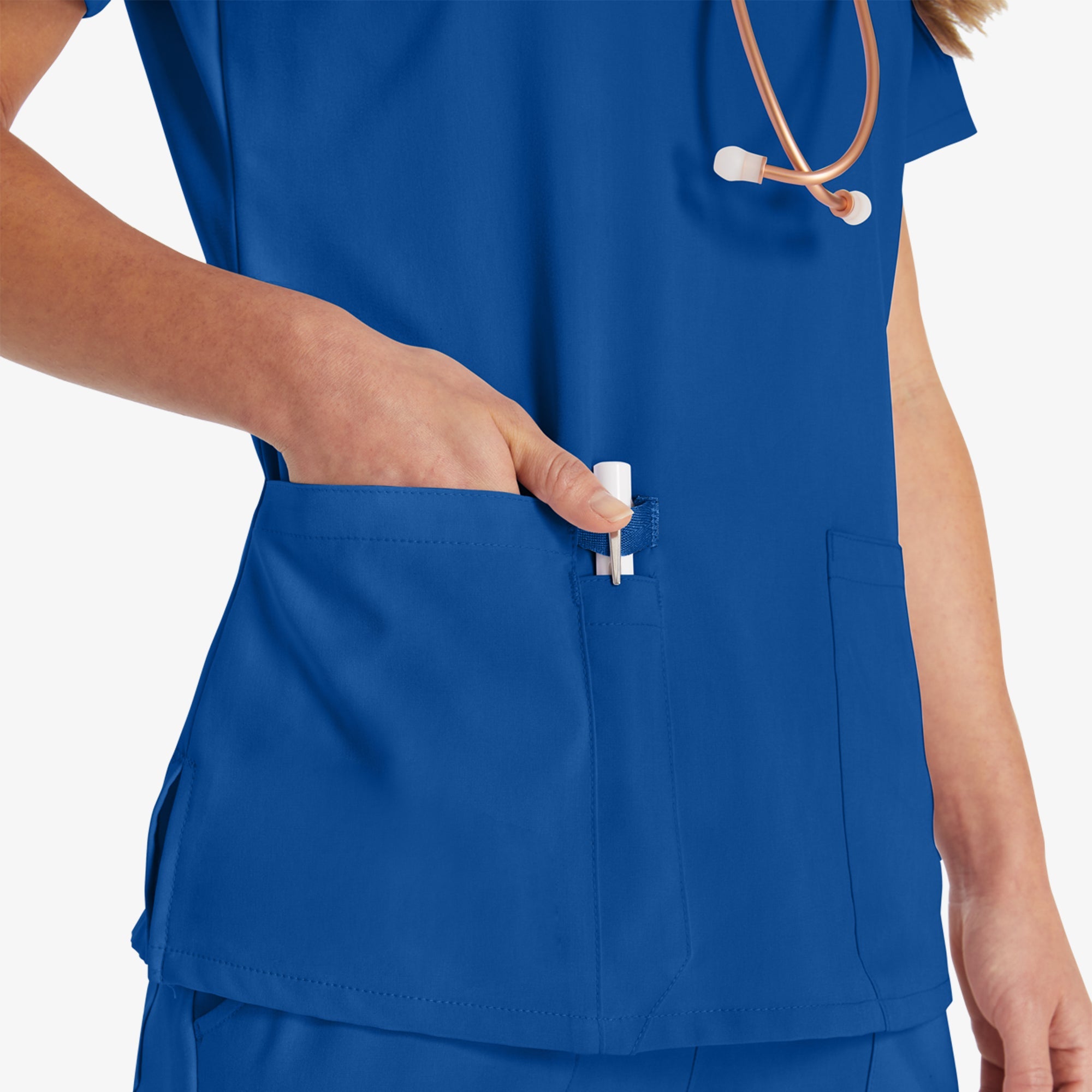 Women's EDS Essentials V-Neck Scrub Top