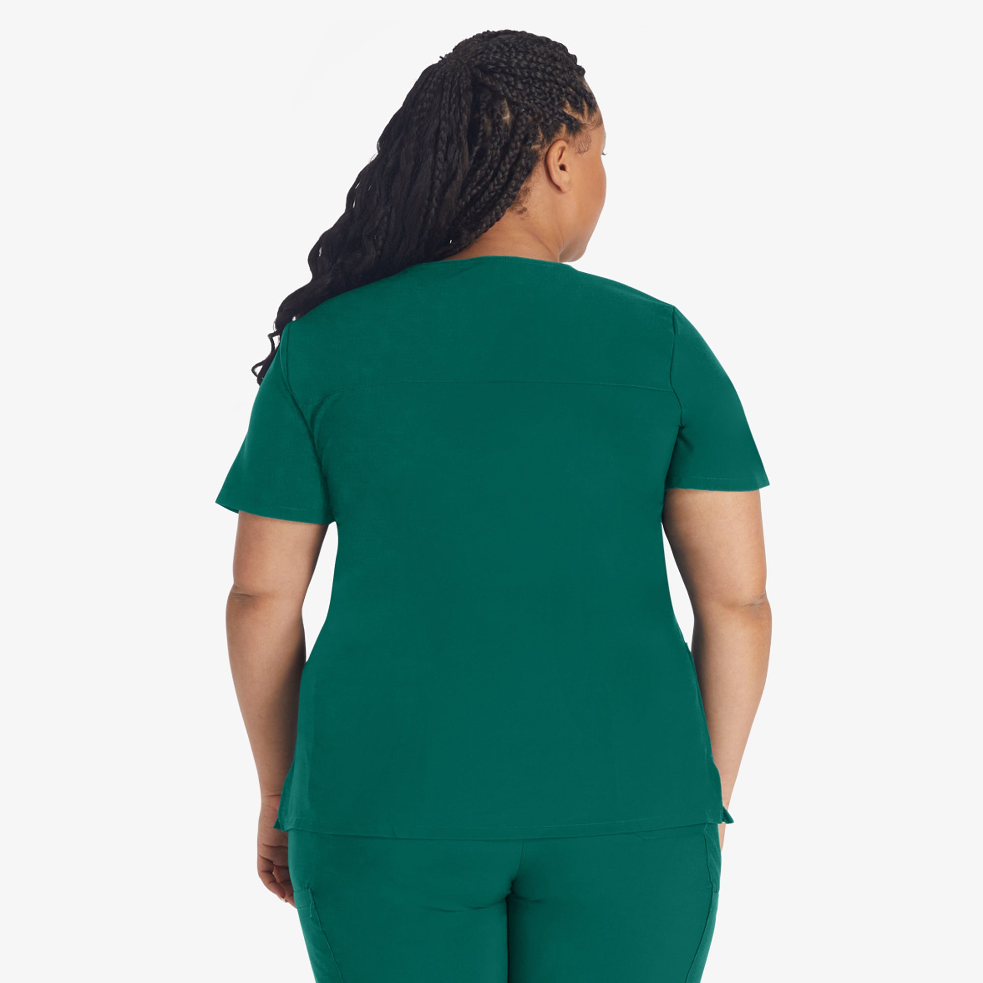 Women's EDS Essentials Mock Wrap Scrub Top
