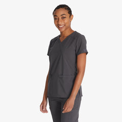 Women's EDS Essentials Mock Wrap Scrub Top