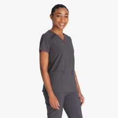 Women's EDS Essentials Mock Wrap Scrub Top