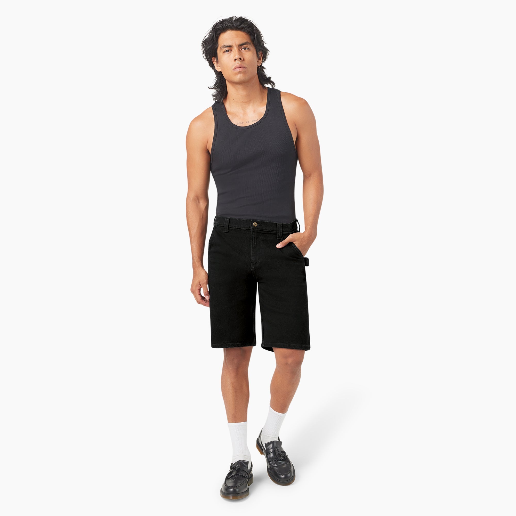 Denim Utility Shorts, 11"