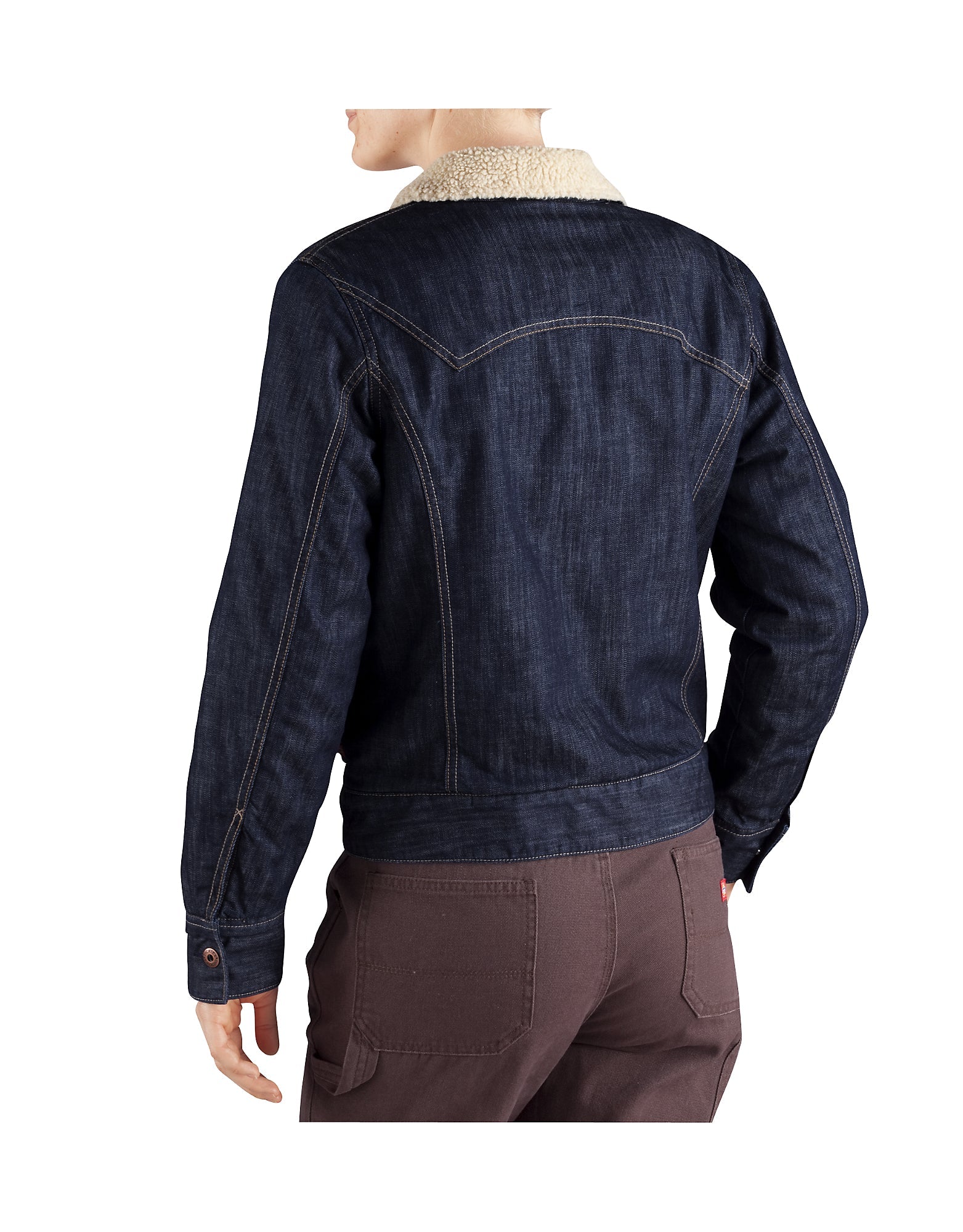 Women's Sherpa Lined Denim Jacket