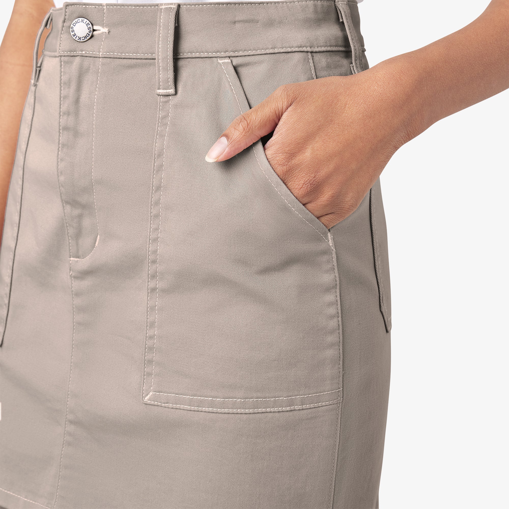 Women's High Waisted Carpenter Skirt
