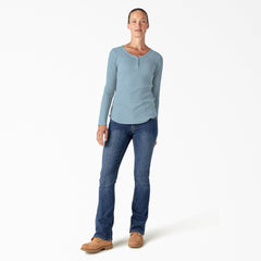 Women's Henley Long Sleeve Shirt