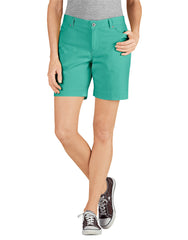Women's 7" Relaxed Fit Stretch Canvas Shorts
