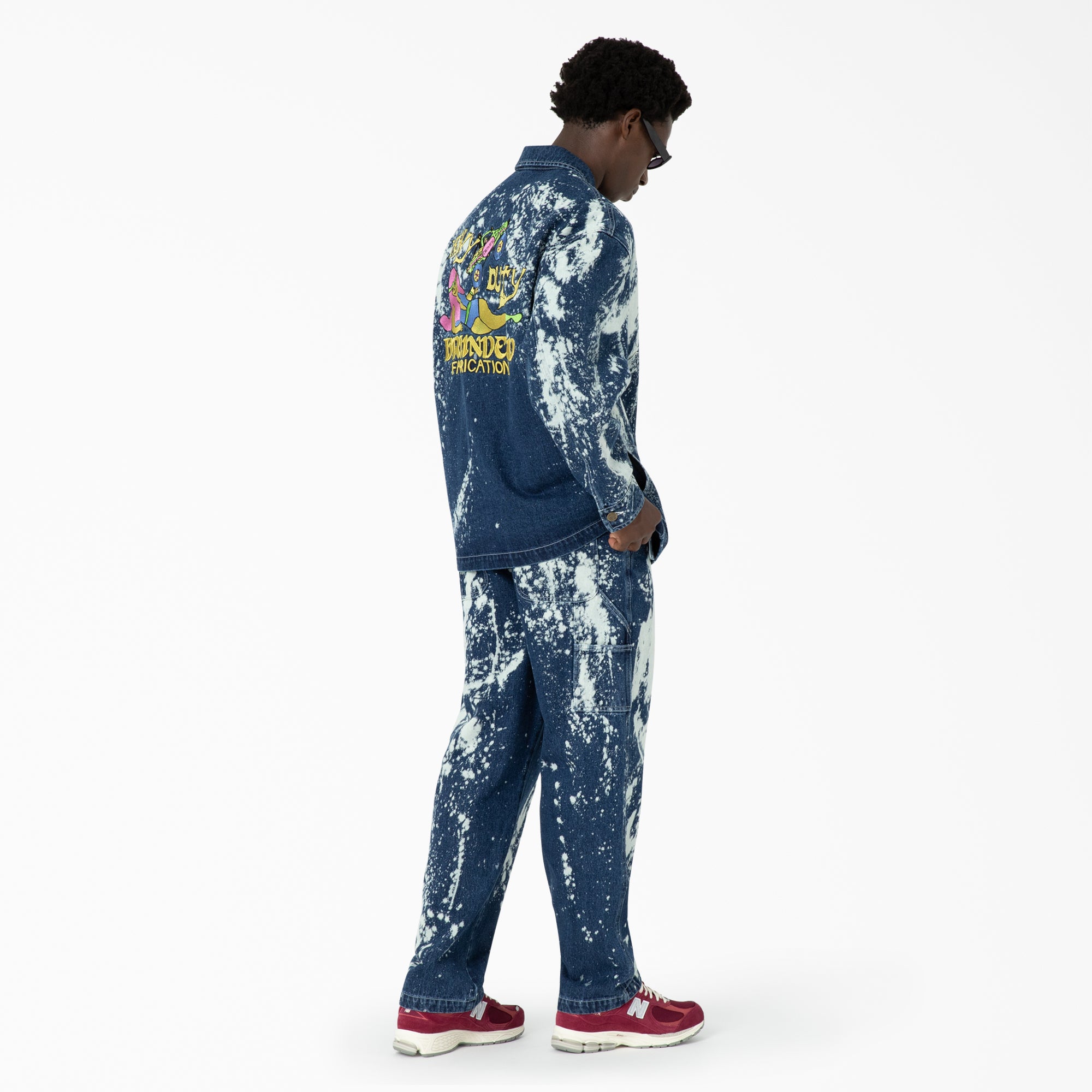 Brain Dead Bleached Denim Jacket