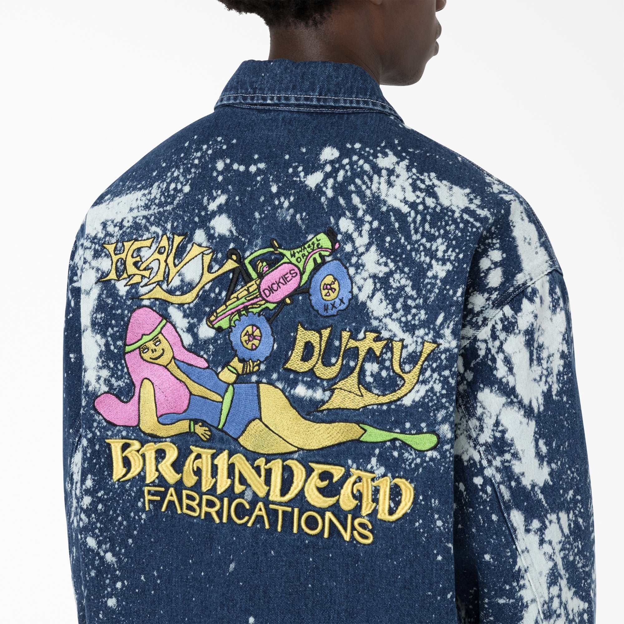 Brain Dead Bleached Denim Jacket