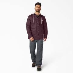 Duck Hooded Shirt Jacket