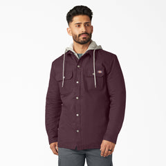 Duck Hooded Shirt Jacket