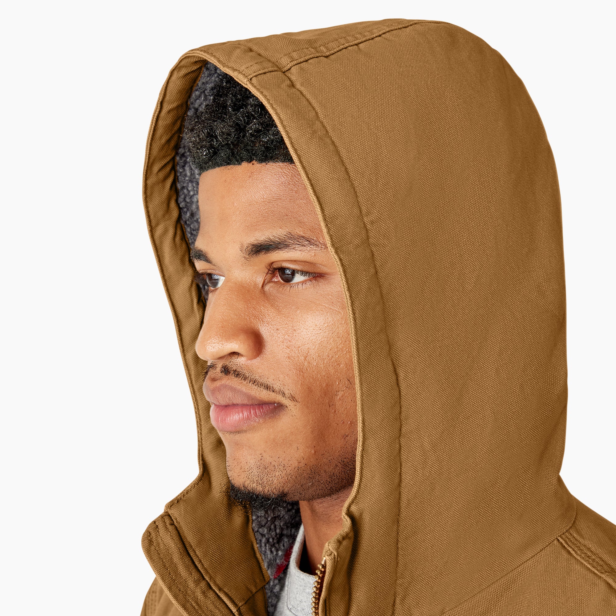 Duck Canvas High Pile Fleece Lined Jacket