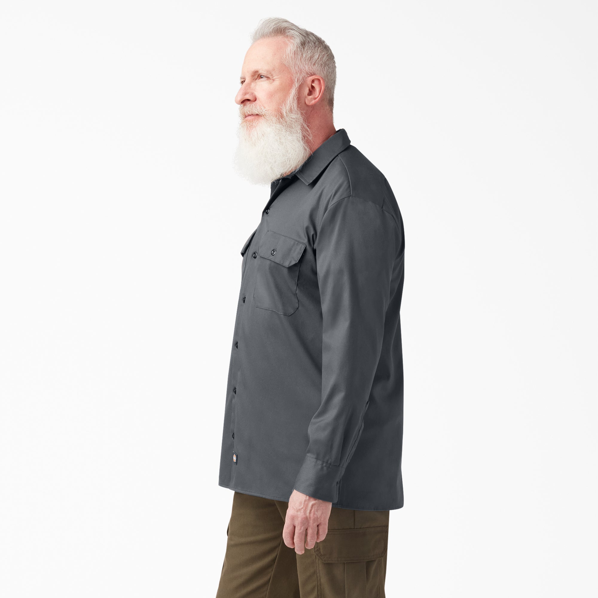 FLEX Relaxed Fit Long Sleeve Work Shirt