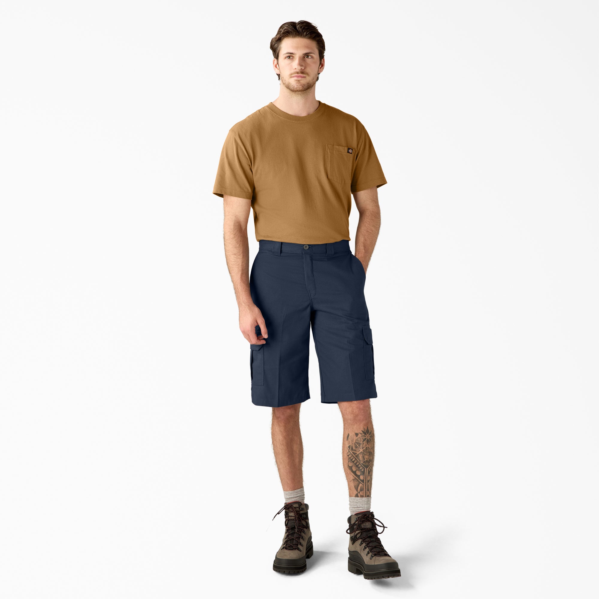 FLEX Relaxed Fit Cargo Shorts, 13"