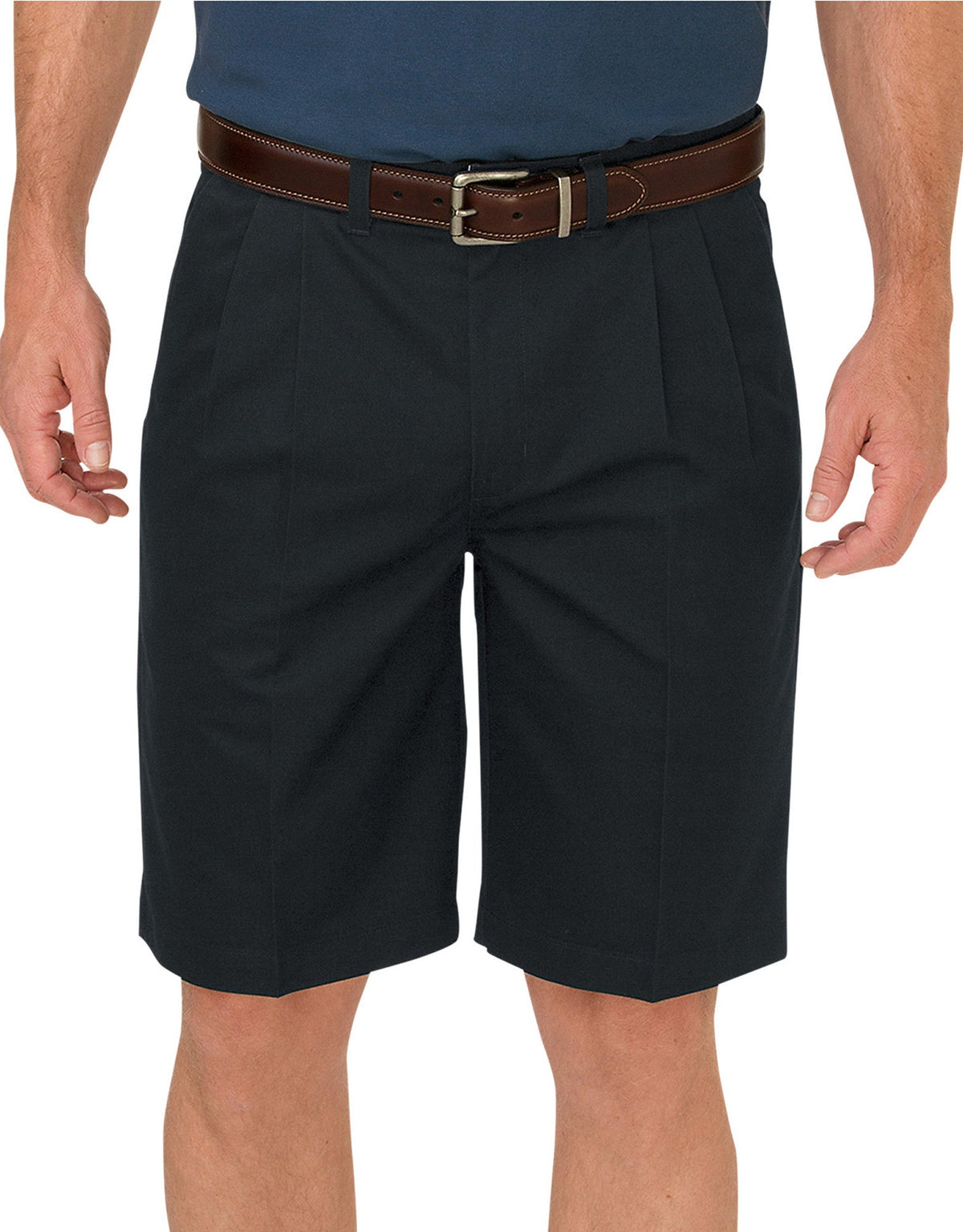 Dickies KHAKI 10" Relaxed Fit Pleated Front Short