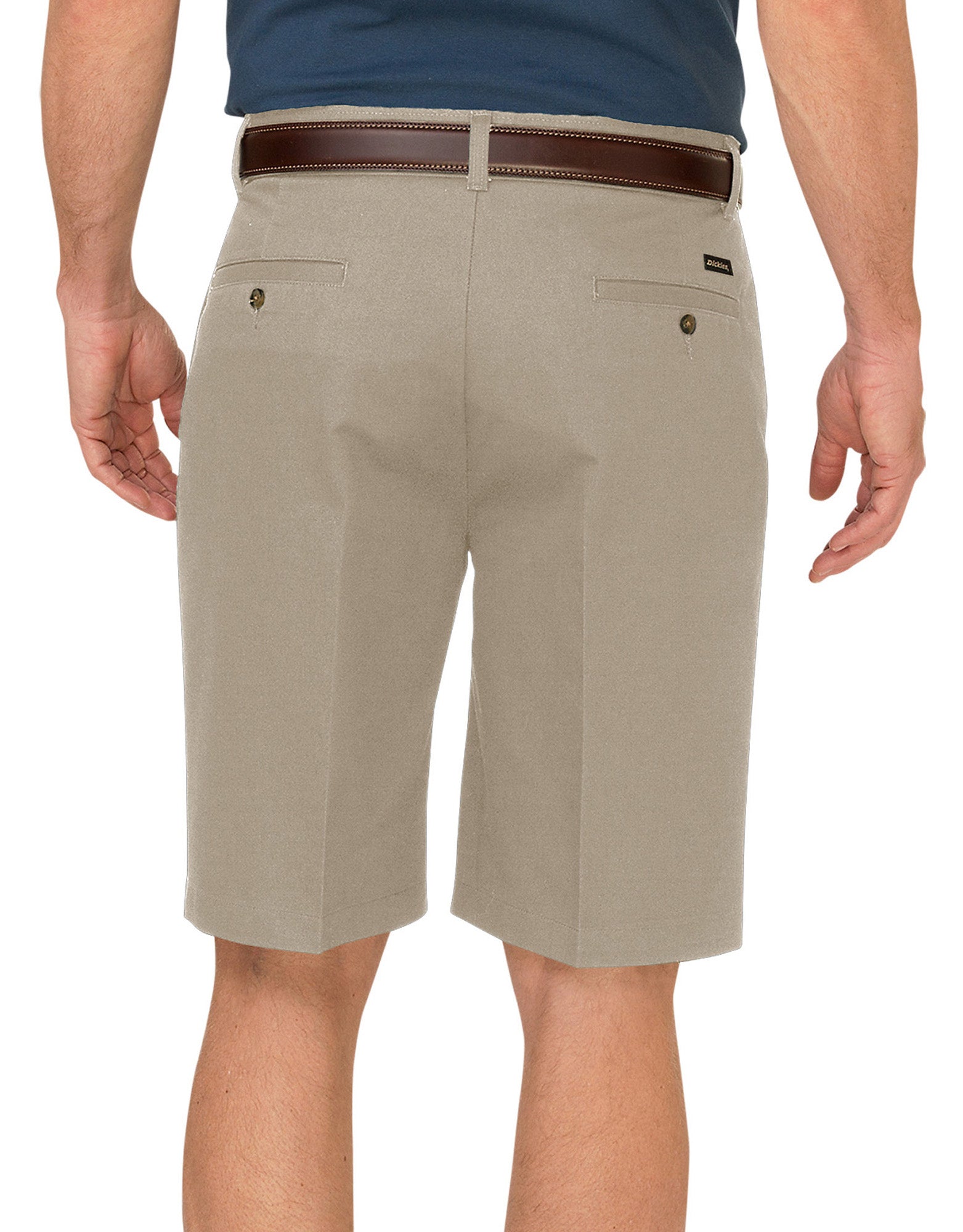 Dickies KHAKI 10" Relaxed Fit Pleated Front Short